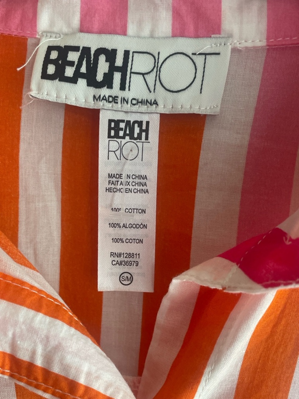 Beach Riot Alexa Striped Button-Up Shirt - Picture 6 of 12
